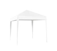 Acomoda Textil - Cenador Blanco Desmontable de Fácil Instalación y Transporte 3x3 Metros. Carpa Jardín para Camping y Fiestas de Exterior, Resistente al Sol, Estable y Duradero.