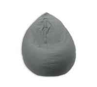 Acomoda Textil - Funda Puff Pera Sin Relleno. Funda Sofá Perezoso Grande de Tela, Bolsa de Frijol Cómoda y Confortable.