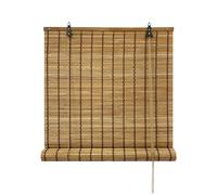 Acomoda Textil - Persiana Enrollable de Bambú Natural para Puertas y Ventanas Decorativa. Estor Ajustable de Ocultación para Exterior e Interior Protector de Fácil Instalación.