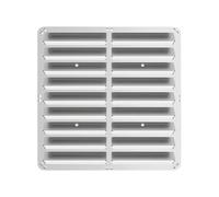 Acondicionador de aire de acero inoxidable, unidad de aire al aire libre, rrector de flujo de aire, ventilación ajustable para varios entornos, mejora el diseño de e refrigeración