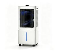 Acondicionadores portátiles, enfriador evaporativo 3-en-1, 25L enfriamiento rápido con mando y temporizador 12H, 3 velocidades, silencioso, sin ventana para habitación oficina garaje