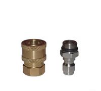 Acoplador de manguera de lavado de alta presión para m14 rosca de 1,5 mm, adaptador de latón para extensión de boquilla, Reino Unido