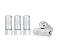 Acoplador de Pistola Engrasadora 5 uds. Cierre Rápido Boquilla Plana de Pistola Engrasadora Duradera para Morder Herméticamente y Mantenimiento de Equipos