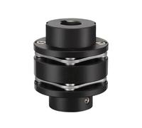 Acoplador doble escalonado de acero del eje del acoplamiento del disco de D56 L64mm flexible(16-18)