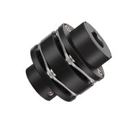 Acoplador doble escalonado de acero del eje del acoplamiento del disco de D56 L64mm flexible(20-22)