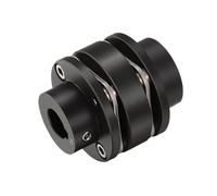 Acoplador doble escalonado de acero del eje del acoplamiento del disco de D68 L75mm flexible(16-22)