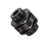 Acoplador doble escalonado de acero del eje del acoplamiento del disco de D68 L75mm flexible(42-42)