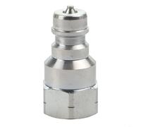 Acoplador hidráulico de conexión rápida, ISO 7241-A Series NPT roscado de alta presión para parker 6600, compatible con tractor y equipos industriales (NPT1/4-macho)