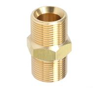 Acoplador macho a macho de latón macizo M22x1 para lavadora de alta presión, para pieza de unión de rosca AG y conector Kranzle, adaptador de enlace de agua de extensión de manguera de jardín (sin