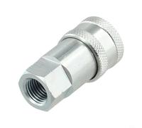 Acoplador rápido hidráulico 3/8 NPT Conector de alta presión para cargador de tractor - Accesorio de acero al carbono (NPT1/4-Female)