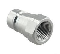 Acoplador rápido hidráulico 3/8 NPT Conector de alta presión para cargador de tractor - Accesorio de acero al carbono (NPT3/8-Macho)