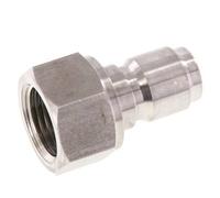 Acoplamiento de acero inoxidable DN 12 para el enchufe de la pistola pulverizadora G 1/2 pulgadas rosca macho