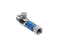 Acoplamiento de conexión rápida para aerógrafo de 1/8 pulgadas, adaptador de cepillo de aire azul, accesorio de aleación de zinc para compresor de aire, manguera de aerógrafo, con perilla