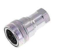 Acoplamiento hidráulico de acero DN 40 Enchufe G 1 1/2 pulgadas rosca hembra ISO 7241-1 B D 44,5mm