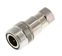 Acoplamiento hidráulico de acero DN 5 Enchufe G 1/8 pulgadas rosca hembra ISO 7241-1 B D 10,9mm