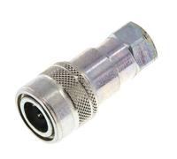 Acoplamiento hidráulico de acero DN 5 Toma de corriente de 1/8 de pulgada hembra NPT Rosca ISO 7241-1 B D 10,9mm