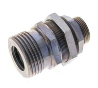 Acoplamiento hidráulico de acero Toma 28 mm L Anillo de corte ISO 14540/8434-1 D M54 x 4