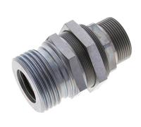 Acoplamiento hidráulico de acero Toma 30 mm S Anillo de corte ISO 14540/8434-1 D M54 x 4
