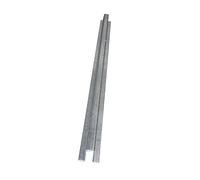 Acoplamiento para cubeta plana y baja de acero eurokraft pro, anchura 55 mm, galvanizado