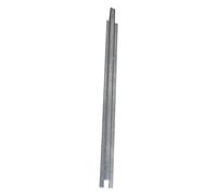 Acoplamiento para cubeta plana y baja de acero eurokraft pro, anchura 55 mm, galvanizado