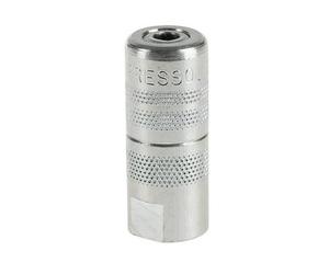 Acoplamiento para pistola engrasadora m10x1, acero galvanizado, precis