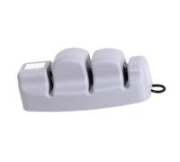 Acouto Afilador de Cuchillos de 4 Etapas 4 en 1 Multifunción para Evitar Resbalones Herramienta Portátil para Afilar Cuchillos Herramientas de Cocina para Moler Naranja para el Término Además, las