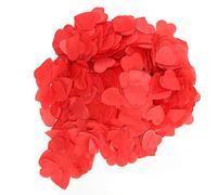 Acouto Confeti Rojo en Forma de Corazón para Decoración del Día de San Valentín, Fiesta de Boda, 2 Bolsas, 60g, 2,5 Cm