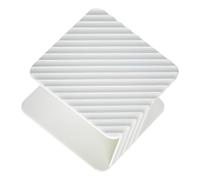 Acouto Soporte de Esponja de Plástico para Montaje en Pared, Estante de Esponja Multifuncional sin Perforaciones para Cocina, Baño, Bolas de Acero Verdes, Depuradores ÚNICOS, Rápidamente y (WHITE)