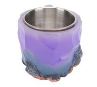 Acouto Taza de café Taza de café de Imitación de Cómodo Multifuncional de Gran Capacidad Diseño Elegante Gris de K de Mineral de de Roca Mineral de Imitación (#3)