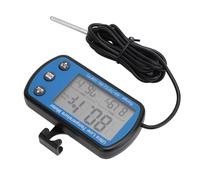 Acouto Termómetro para Refrigerador Pantalla LCD Digital ABS y Vidrio de Borosilicato Alto 58 a 158F con Imán de Alarma y Gancho para Uso en la Habitación del Refrigerador del Hospital del Congelador