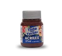 Acrilex Pintura Textil al Agua Tierra Tostada 37 ml Ref. 514