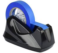 Acrimet Premium Dispensador de Cinta de Escritorio, Jumbo, Portarrollos de Sobremesa, Plástico, Base Antideslizante (Servicio Pesado) (Color Negro)