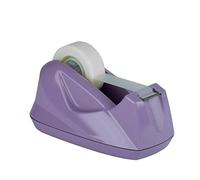 Acrimet Premium Dispensador de Cinta de Escritorio, Portarrollos de Sobremesa, Plástico, Base Antideslizante (Servicio Pesado) (Color Morado)
