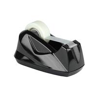 Acrimet Premium Dispensador de Cinta de Escritorio, Portarrollos de Sobremesa, Plástico, Base Antideslizante (Servicio Pesado) (Color Negro)