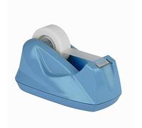 Acrimet Premium Dispensador de Cinta de Escritorio, Portarrollos de Sobremesa, Plástico, Base Antideslizante (Servicio Pesado) (Color Azul Claro)