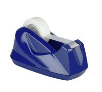 Acrimet Premium Dispensador de Cinta de Escritorio, Portarrollos de Sobremesa, Plástico, Base Antideslizante (Servicio Pesado) (Color Azul Oscuro)