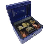 ACROPAQ AG152B - Caja de dinero pequeña, 152 x 123 x 80 mm, color azul