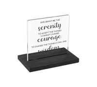 Acrylic Desk Decorative Sign, Portable Desktop Art Decoration, Stylish Acrylic Art Decor, 3,94 x 4,33 x 0,2 pulgadas, Ideal para Dad, Father, Mujeres, Men, Co-Workers, Business, Home, Gift Idea