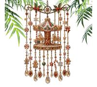 Acrylic Wind Chimes - 2D Sun Catcher, Bell Ornament Usage Home Decor | Decorative Acrylic Wind Chimes - Sun Catcher for Garden | Adorno de campana 2D con diseño colgante para decoración del hogar