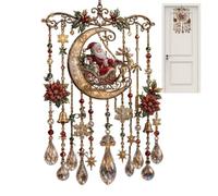 Acrylic Wind Chimes - 2D Sun Catcher, Bell Ornament Usage Home Decor | Decorative Acrylic Wind Chimes - Sun Catcher for Garden | Adorno de campana 2D con diseño colgante para decoración del hogar