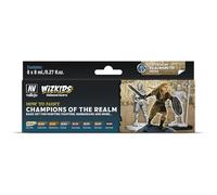 Acrylicos Vallejo 080250 WizKids Champions of The Realm - Juego de pintura (8 x 8 ml, varios modelos, 1 cuenta)