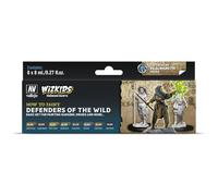 Acrylicos Vallejo 080255 WizKids Defenders of The wild, 8 x 8 ml, 8 ml (paquete de 8 unidades)
