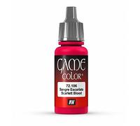 Createx Vallejo Acrílicos Color del juego – Scarlett Blood