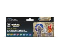 Acrylicos Vallejo WizKids Arcane Elements 080258 - Juego de Pinturas (8 Unidades, 8 x 8 ml)