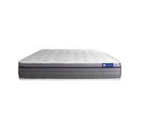 ACTISOM - Colchón Híbrido 130 x 200 - Colchón Doble, 26 cm de Grosor - Acogida de Memory Foam, Soporte Firme y Confort Equilibrado con 7 Zonas de Confort White 130 x 200