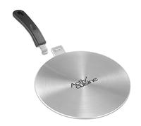 ACTIV CUISINE Adaptador de inducción de disco placa de 24 cm de difusión de calor de acero inoxidable, difusor de inducción Moka para utilizar cafeteras y utensilios de cocina