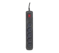 Activejet acp-5gn 3m cz base múltiple 5 salidas ac interior negro