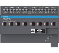 Actuador de conmutación Busch-Jaeger, modelo SA-M-8.16.2.12, de 8 vías, 16A, 230V, con regulación, compatible con Busch-free@home, dimensiones 8TE, 1 unidad.