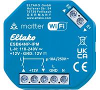 Actuador de control de toldos ELTAKO, conexión IP, compatible con Matter a través de Wi-Fi, no aislado eléctricamente, 1 unidad.