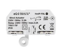 Actuador de persianas Homematic IP Smart Home - empotrado, control digital de 1 persiana o persiana exterior,control mediante aplicación,Alexa y Google Assistant,151398A0C HmIP-FBL
